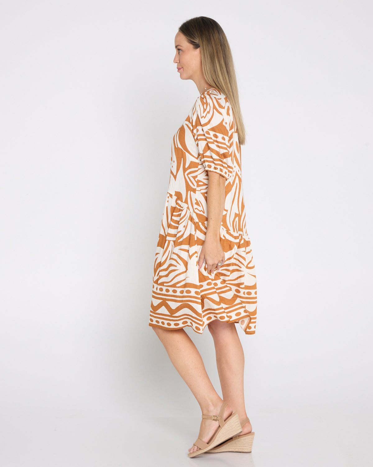 Alzamay Dress - Ochre Island