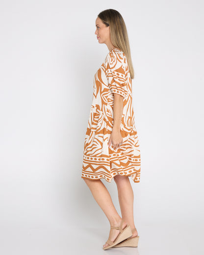 Alzamay Dress - Ochre Island