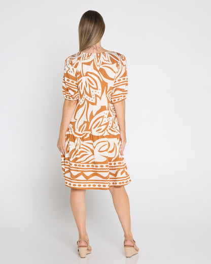 Alzamay Dress - Ochre Island