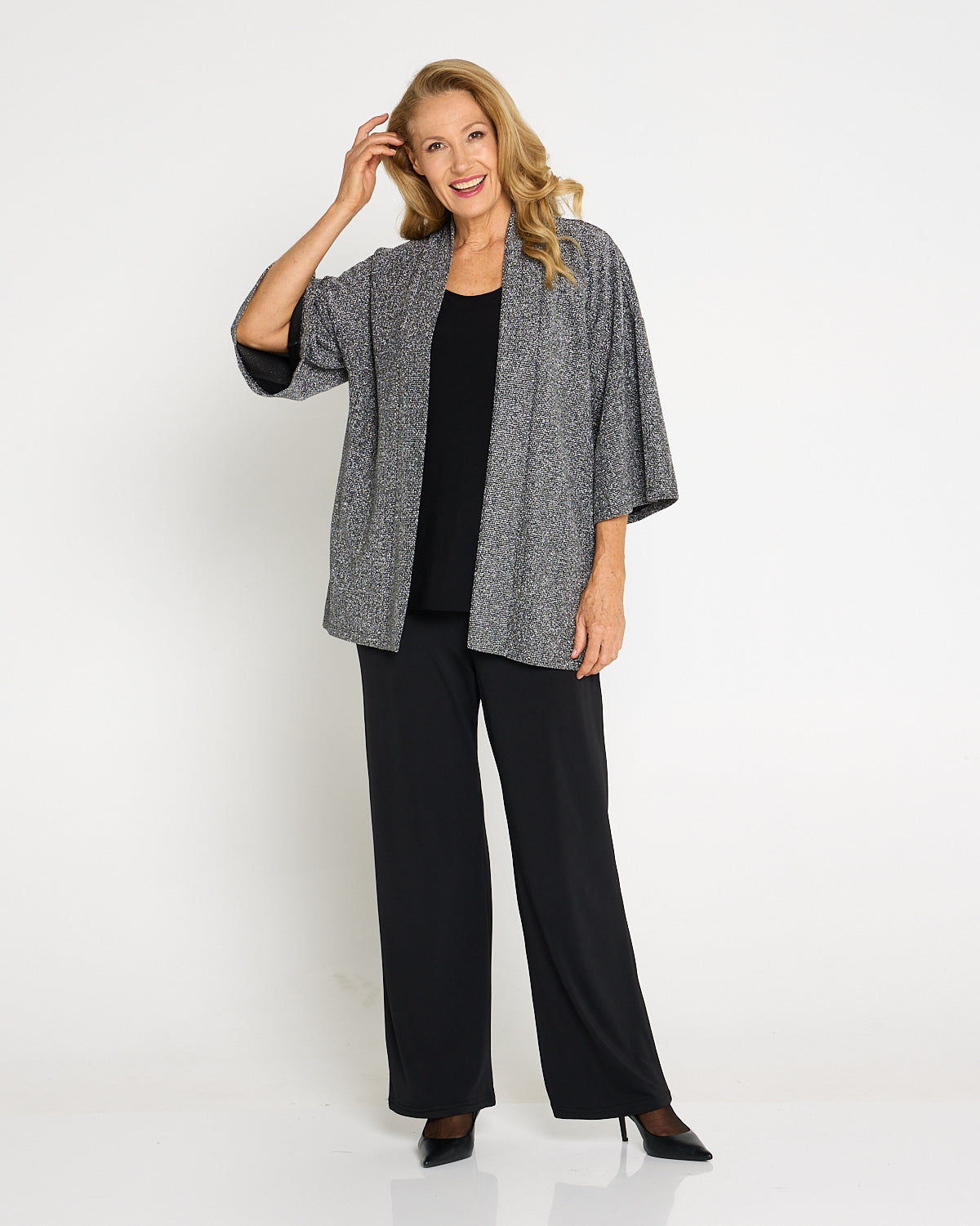 Lurex Lux Jacket - Silver