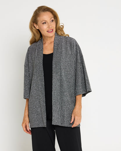 Lurex Lux Jacket - Silver