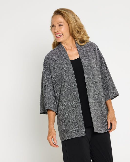 Lurex Lux Jacket - Silver