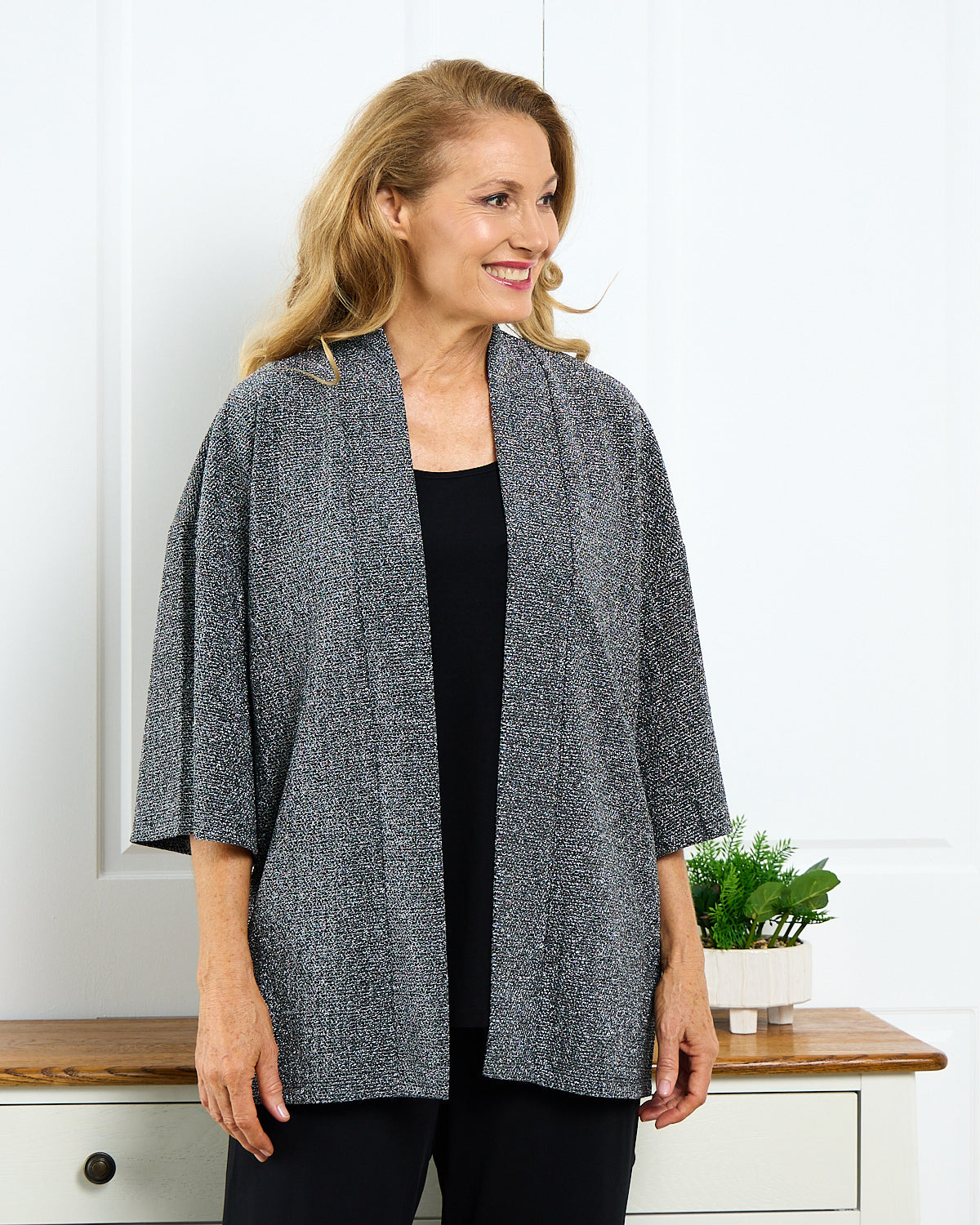 Lurex Lux Jacket - Silver