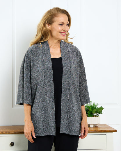 Lurex Lux Jacket - Silver