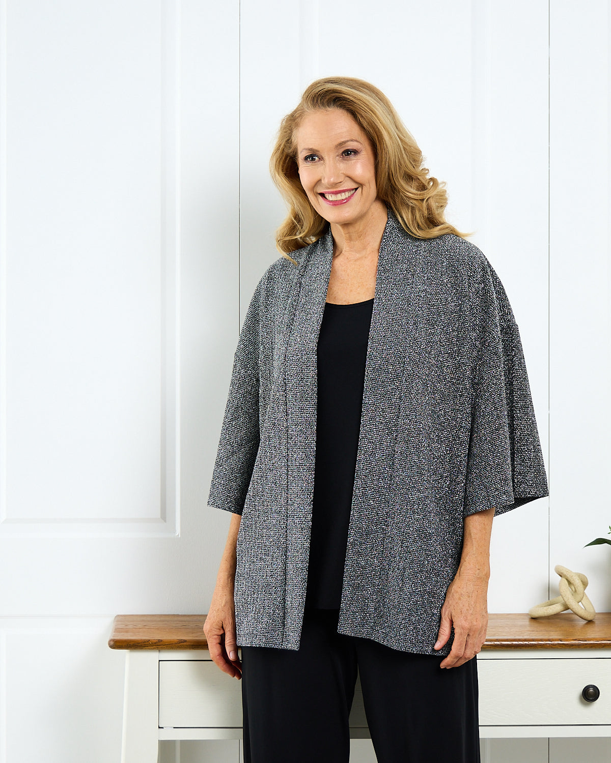 Lurex Lux Jacket - Silver