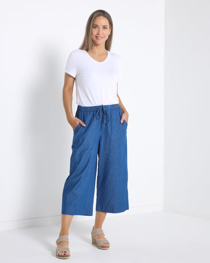 Calantha Culotte - Denim