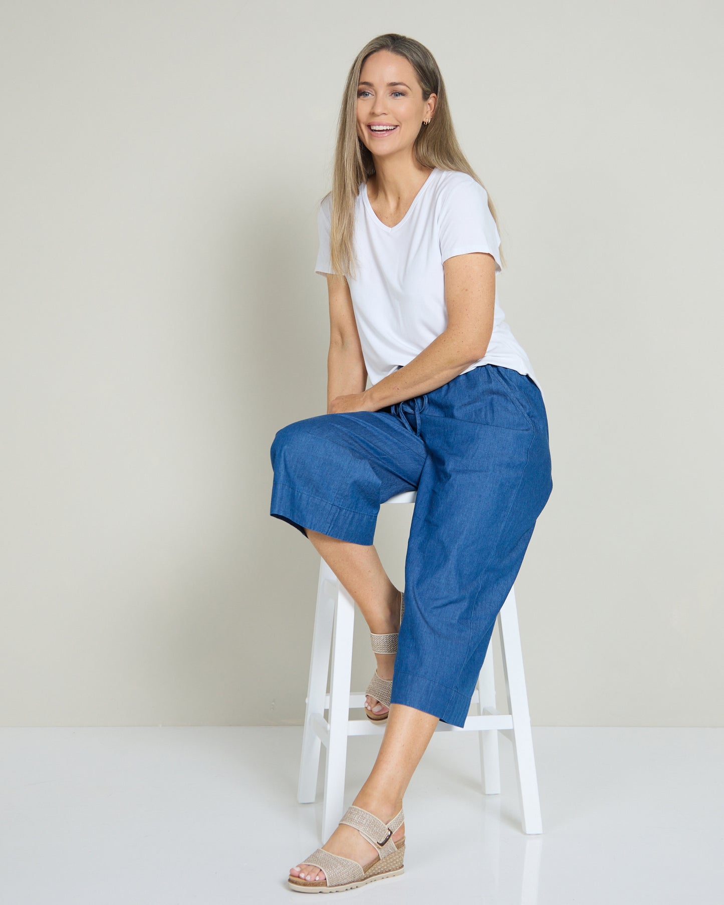 Calantha Culotte - Denim