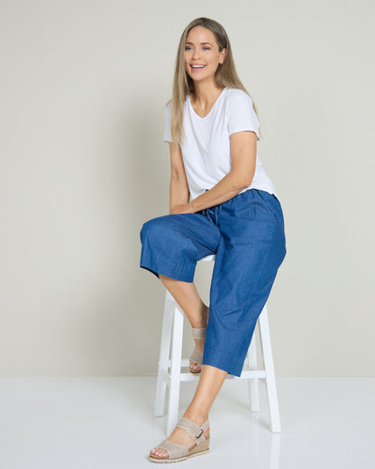 Calantha Culotte - Denim