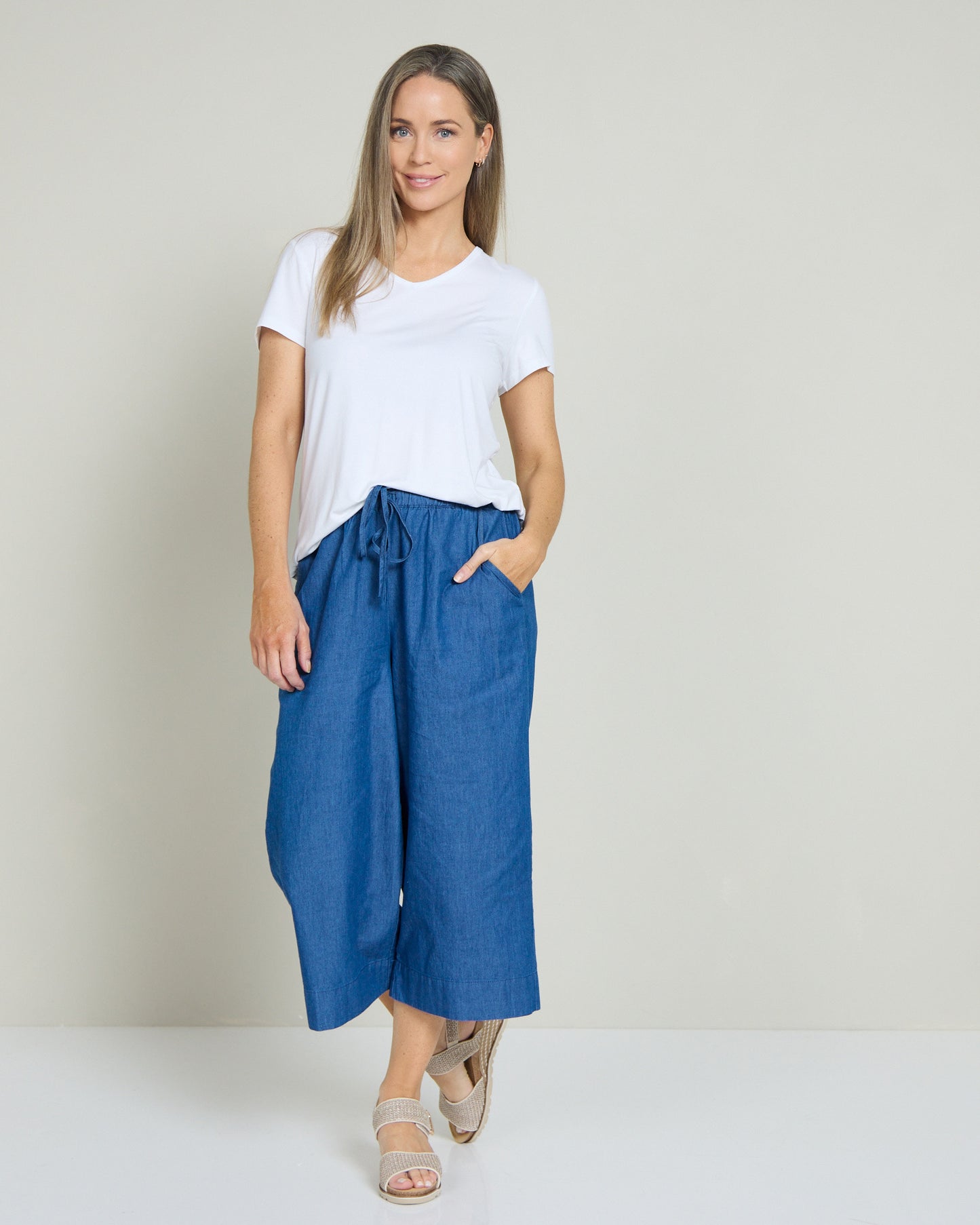 Calantha Culotte - Denim