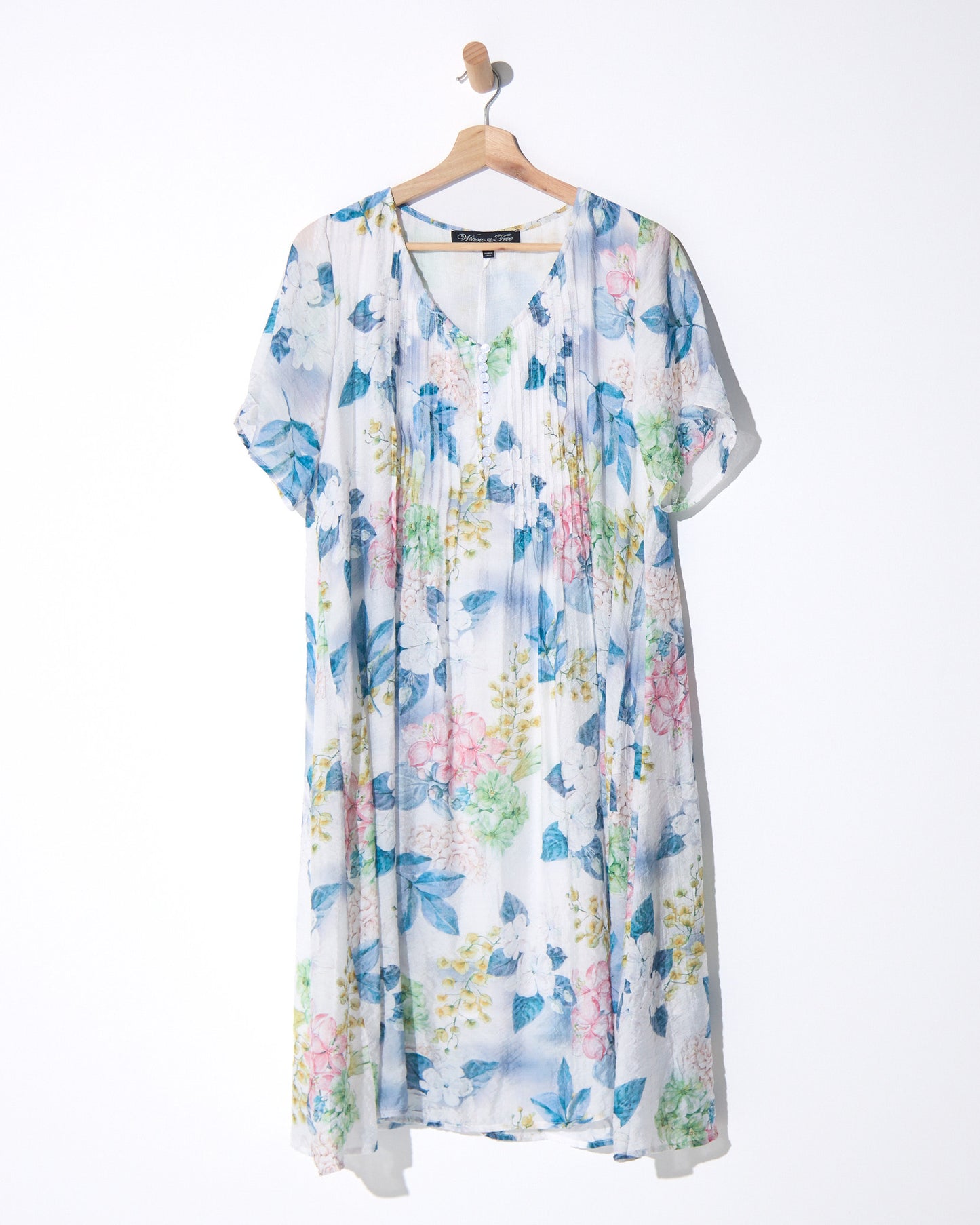 Lamia Dress - Indigo Garden