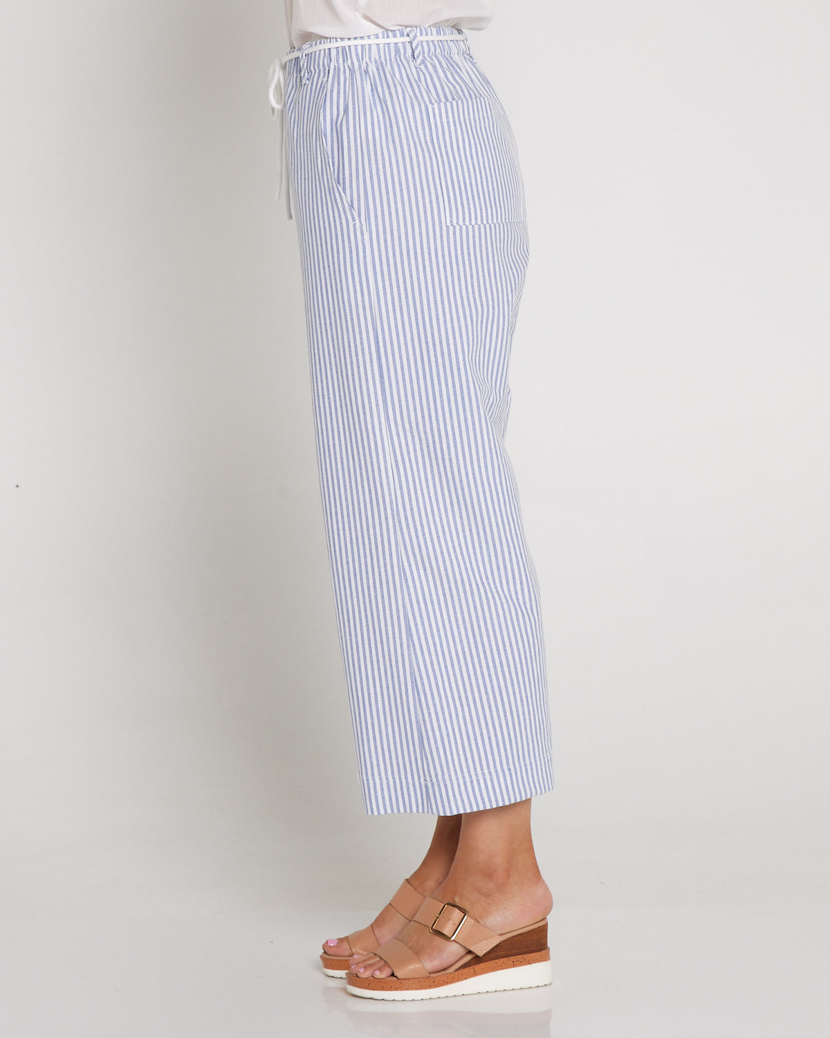 Sarah Pant - Blue/White Stripe