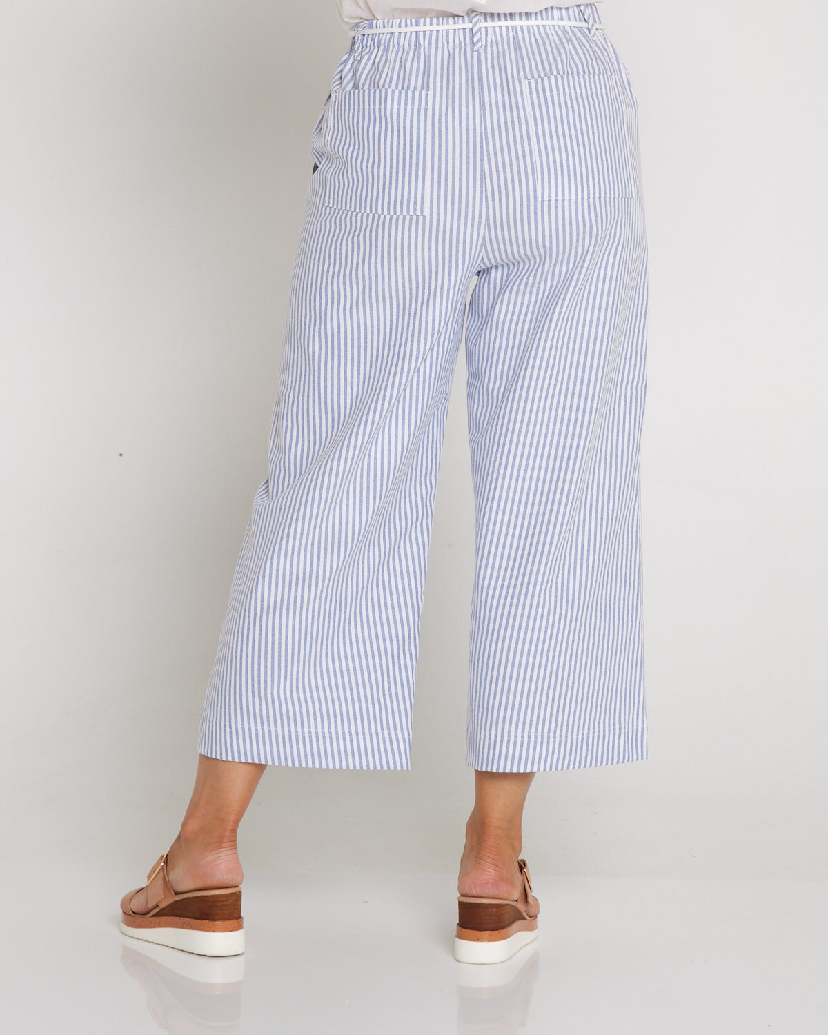 Sarah Pant - Blue/White Stripe