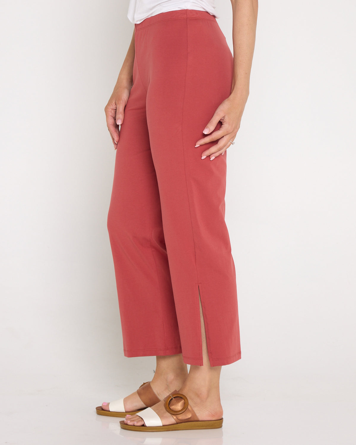 Montana Cotton Pants - Terracotta