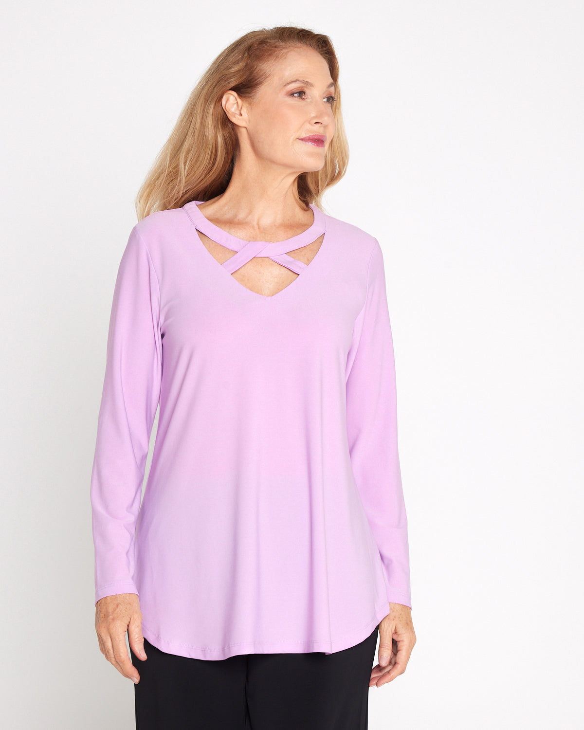 Myra Cut Out Top - Lilac