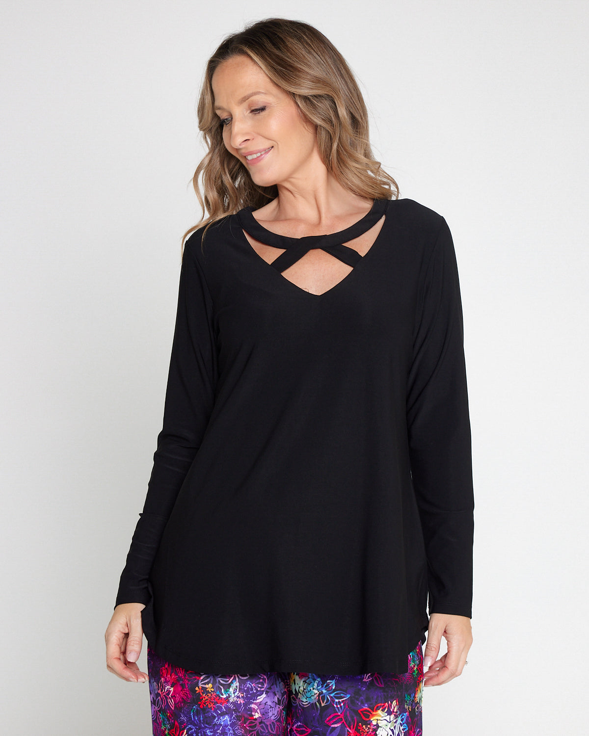 Myra Cut Out Top - Black