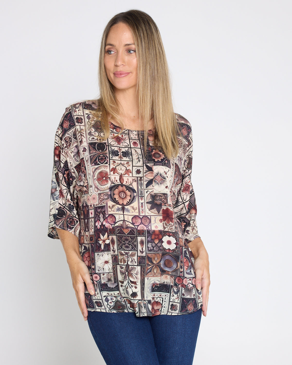 Summer Ease Top - Tapestry Patchwork