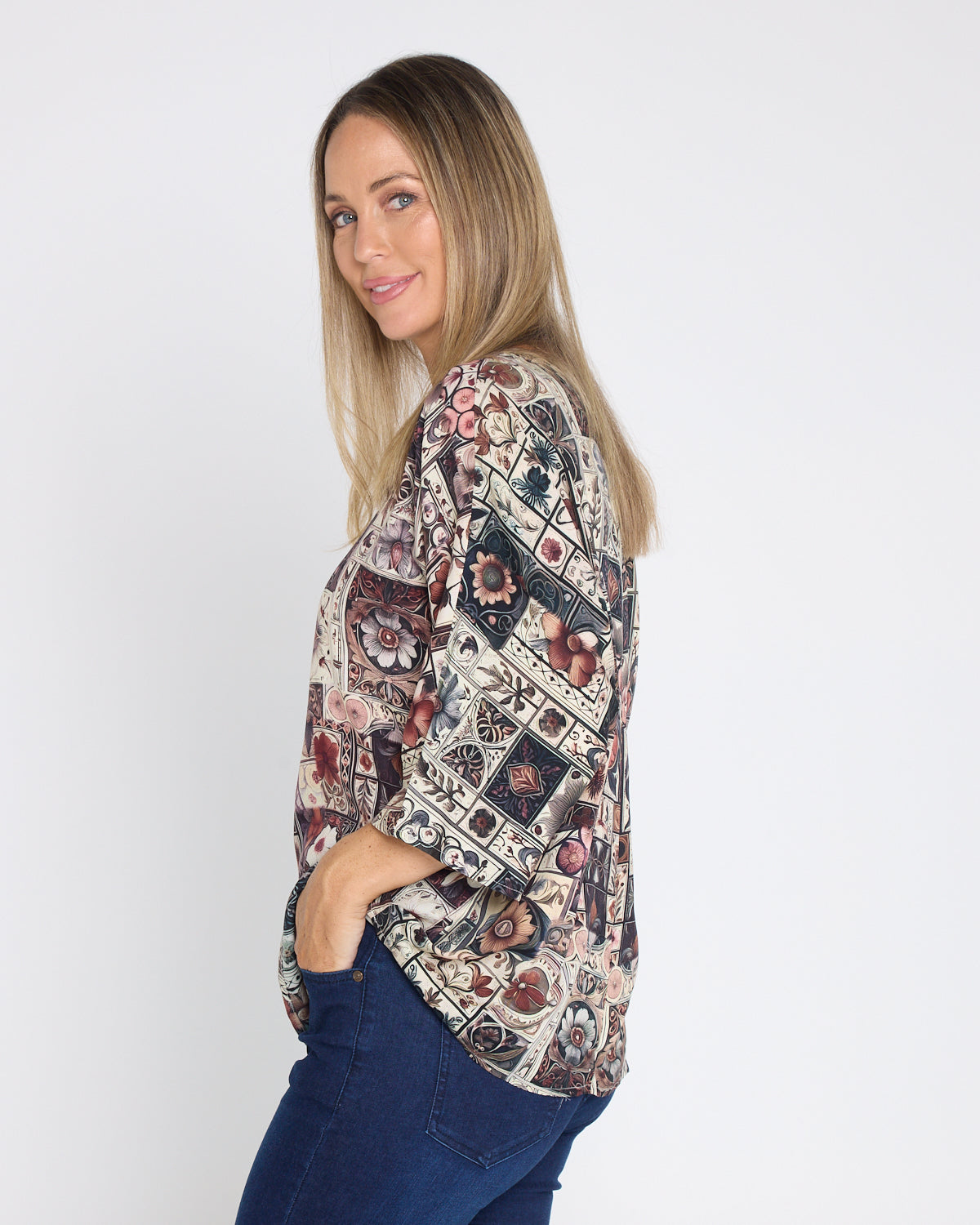 Summer Ease Top - Tapestry Patchwork