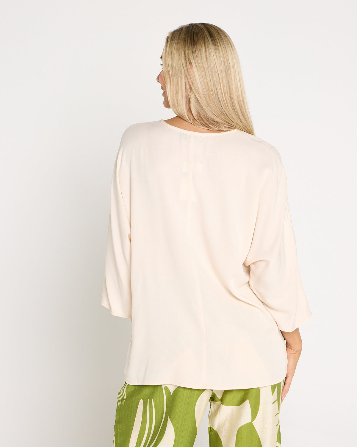 Summer Ease Essential Top - Eggshell