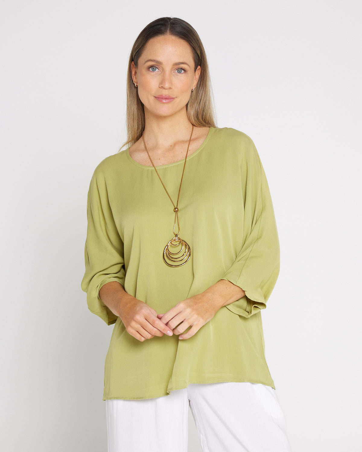 Summer Ease Essential Top - Lime
