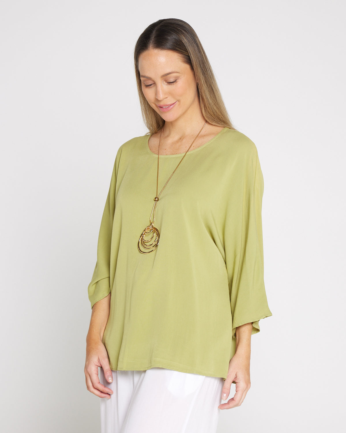 Summer Ease Essential Top - Lime