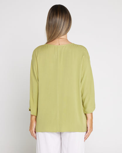 Summer Ease Essential Top - Lime