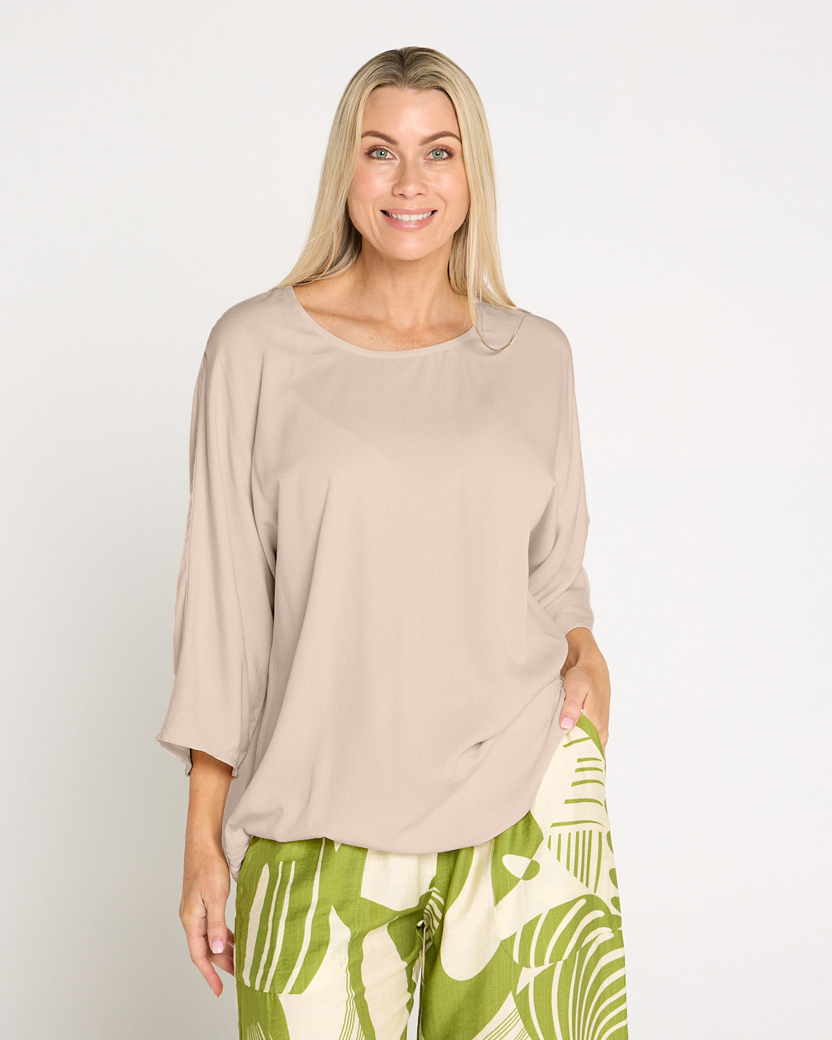 Summer Ease Essential Top - Natural