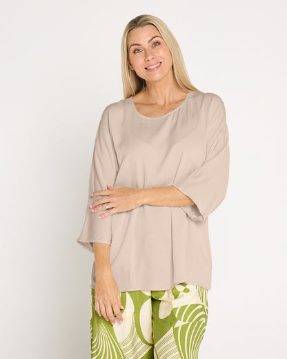 Summer Ease Essential Top - Natural