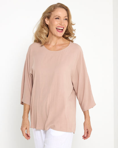 Ease Essential Top - Taupe