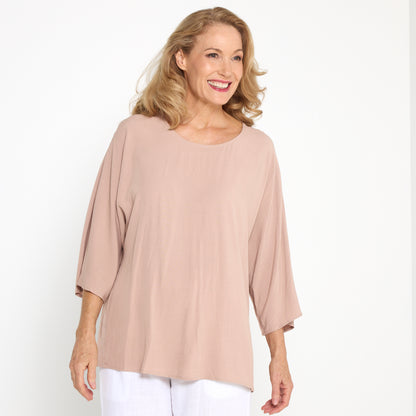 Ease Essential Top - Taupe