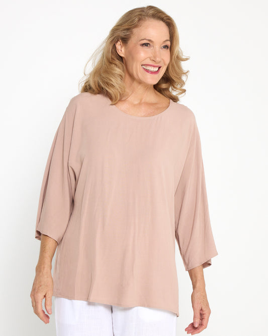 Ease Essential Top - Taupe