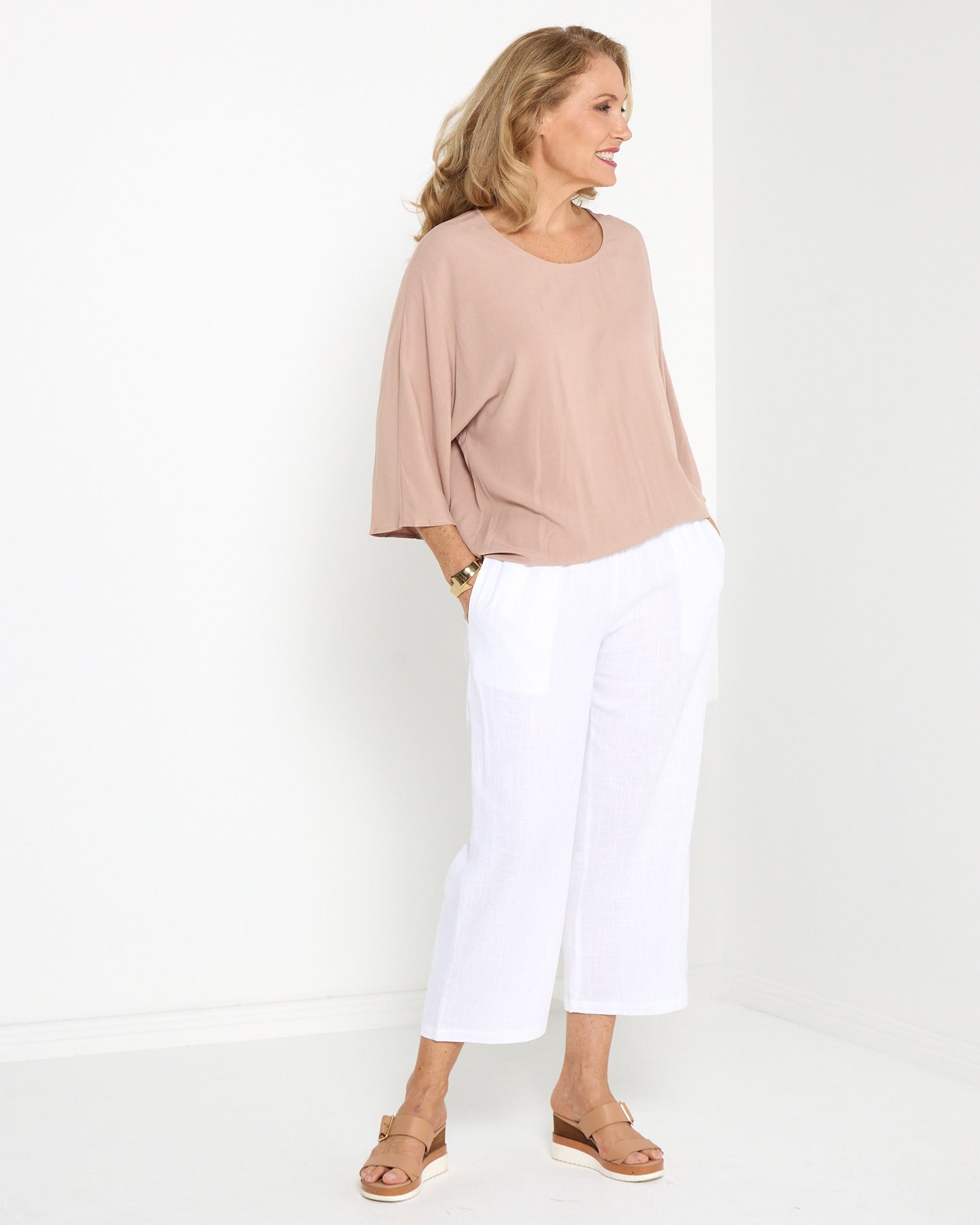 Ease Essential Top - Taupe