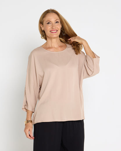 Summer Ease Essential Top - Natural