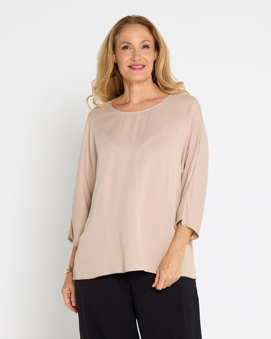 Summer Ease Essential Top - Natural