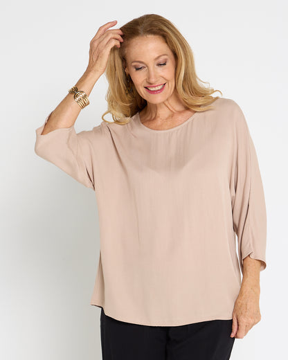 Summer Ease Essential Top - Natural