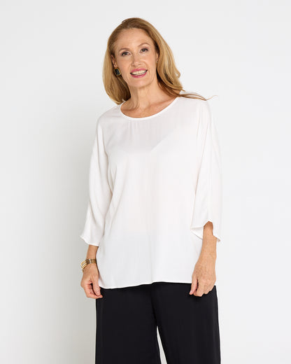 Summer Ease Essential Top - White