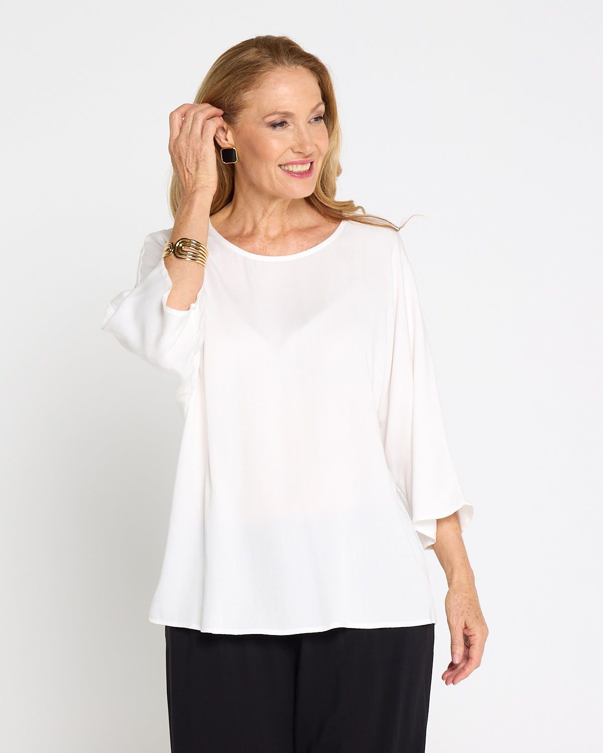 Summer Ease Essential Top - White