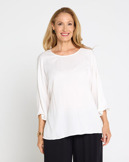 Summer Ease Essential Top - White