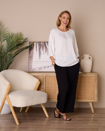 Summer Ease Essential Top - White