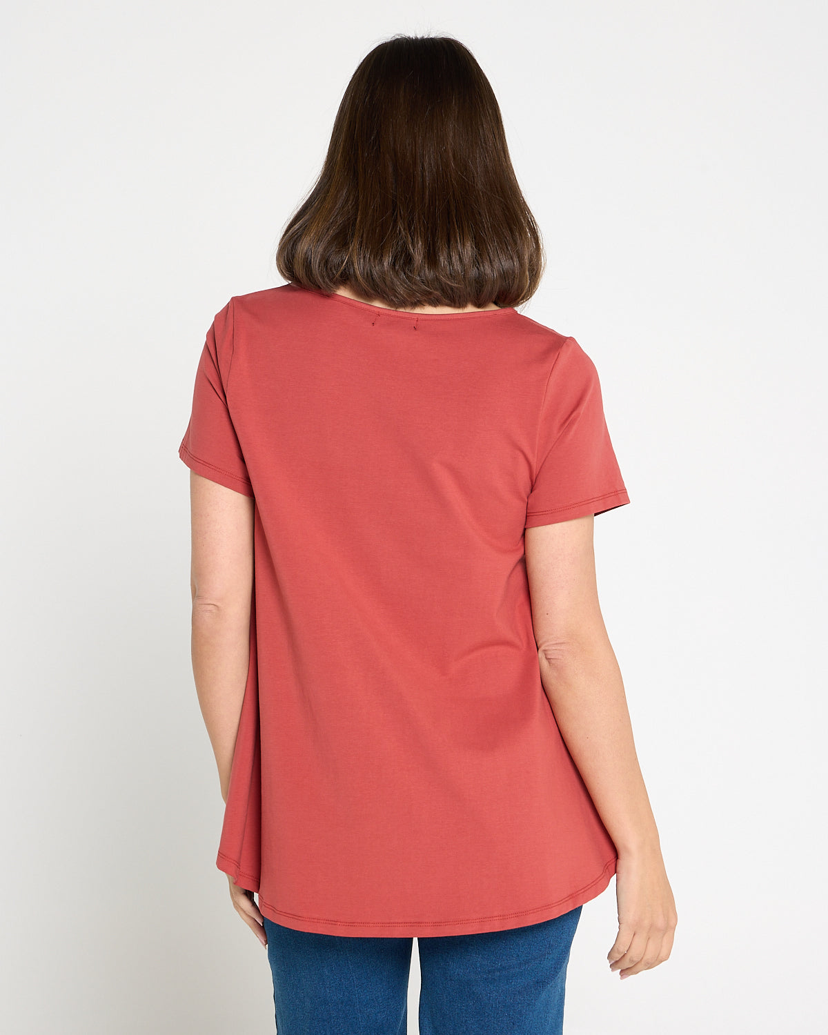Margie Swing Top - Terracotta