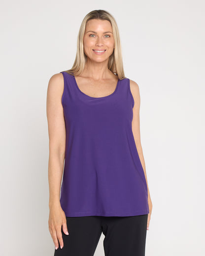 Long Line Tank - Purple