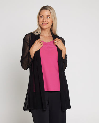 Naomi Mesh Jacket - Black