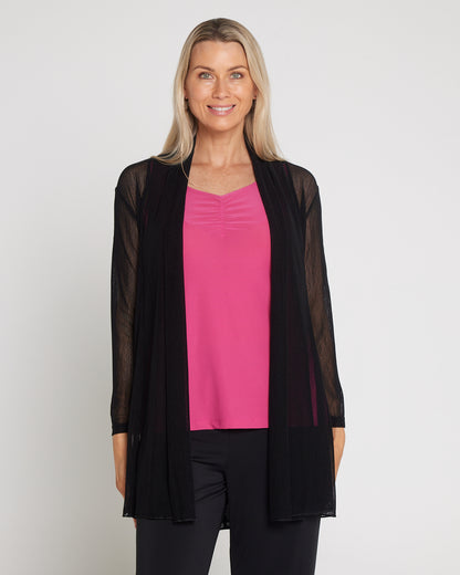Naomi Mesh Jacket - Black