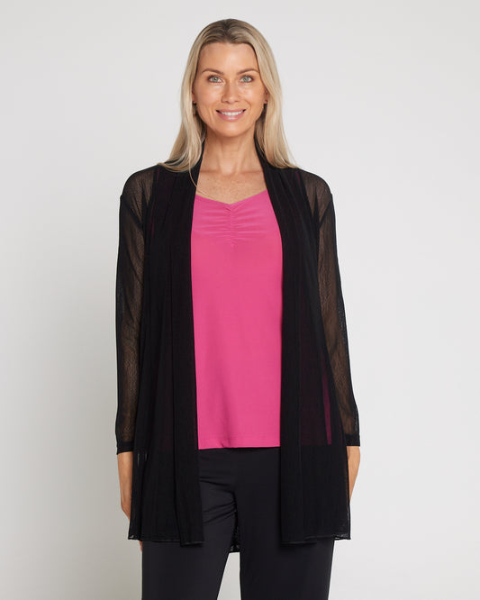 Naomi Mesh Jacket - Black
