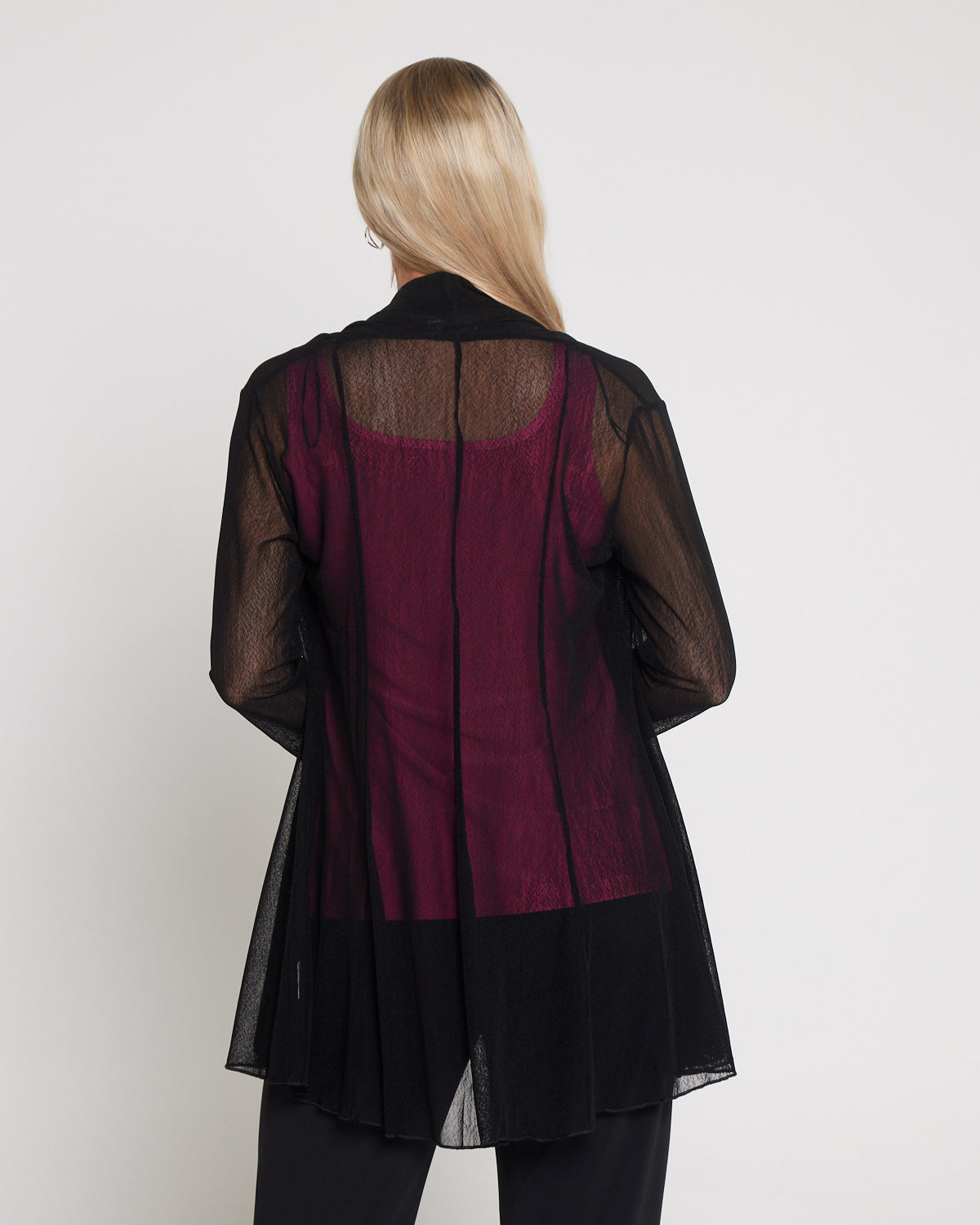 Naomi Mesh Jacket - Black