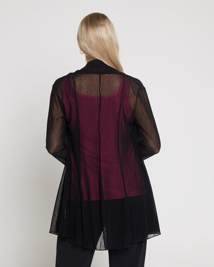 Naomi Mesh Jacket - Black