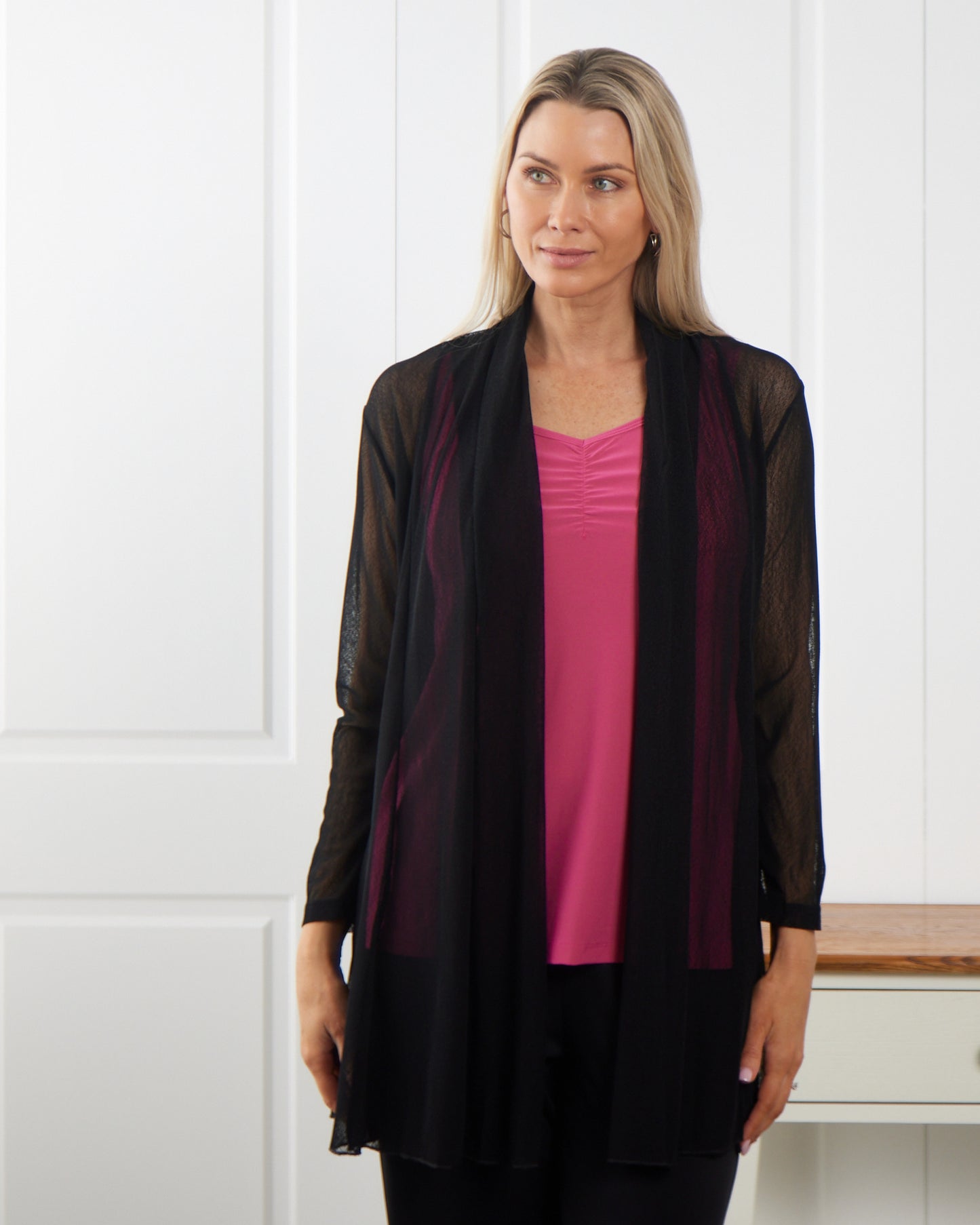 Naomi Mesh Jacket - Black