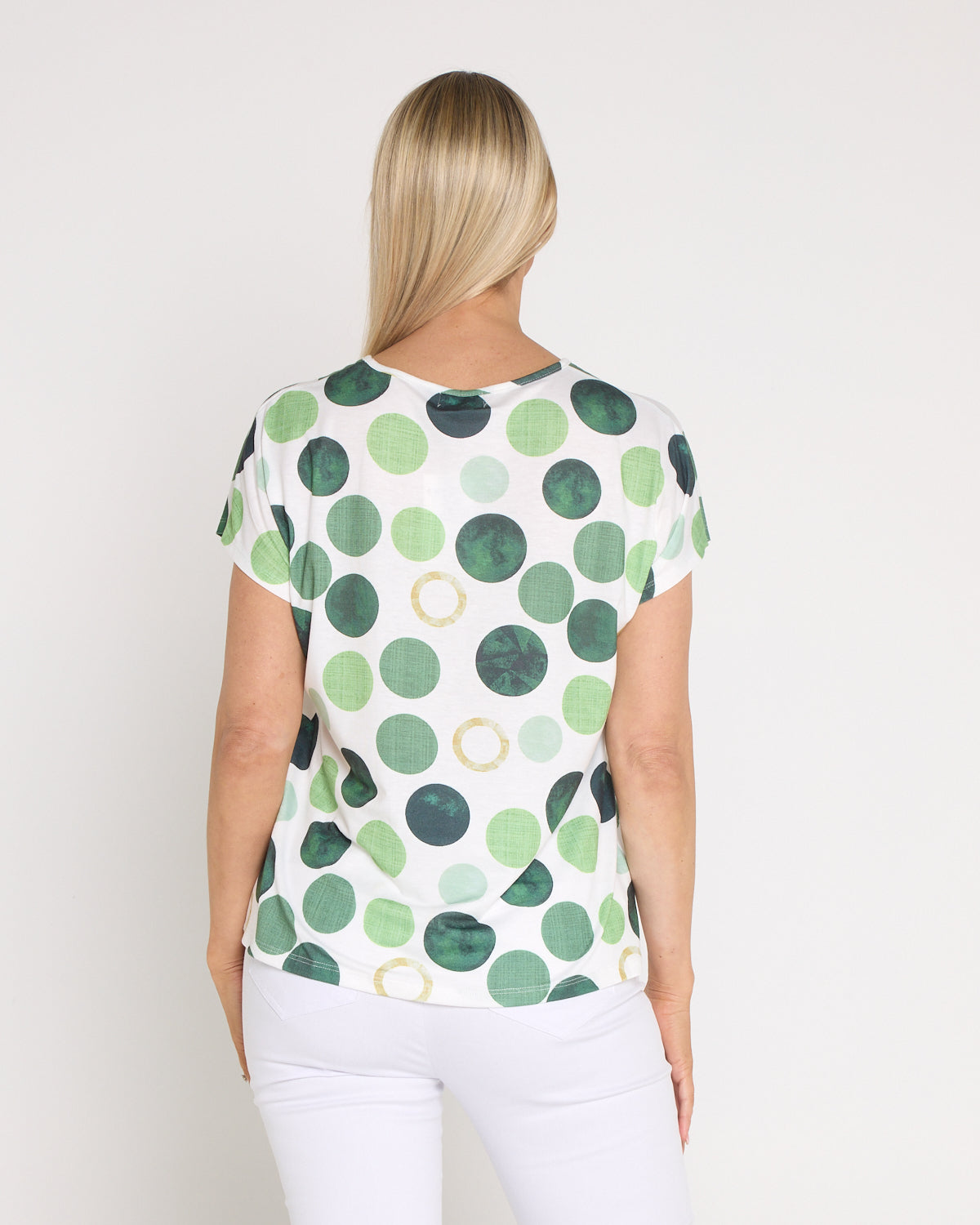 Spotty Dotty Top - Green