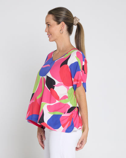 Colour Pop Top - Raspberry Lime