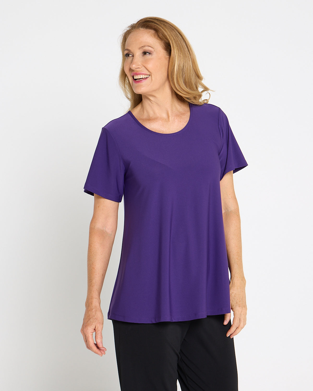 Swing Scoop Top - Purple