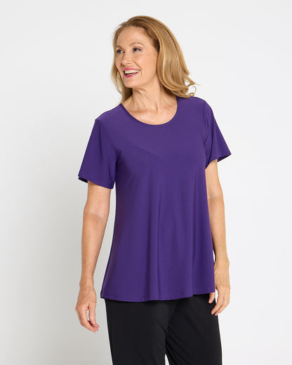 Swing Scoop Top - Purple